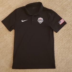Black team USA basketball polo